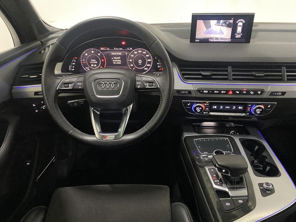 Audi Q7 3.0 TDI quattro S Line + 7p Bose Alacntara Hemel Tre, Auto's, Audi, Gebruikt, 241 €/maand, 7 stoelen, Zwart