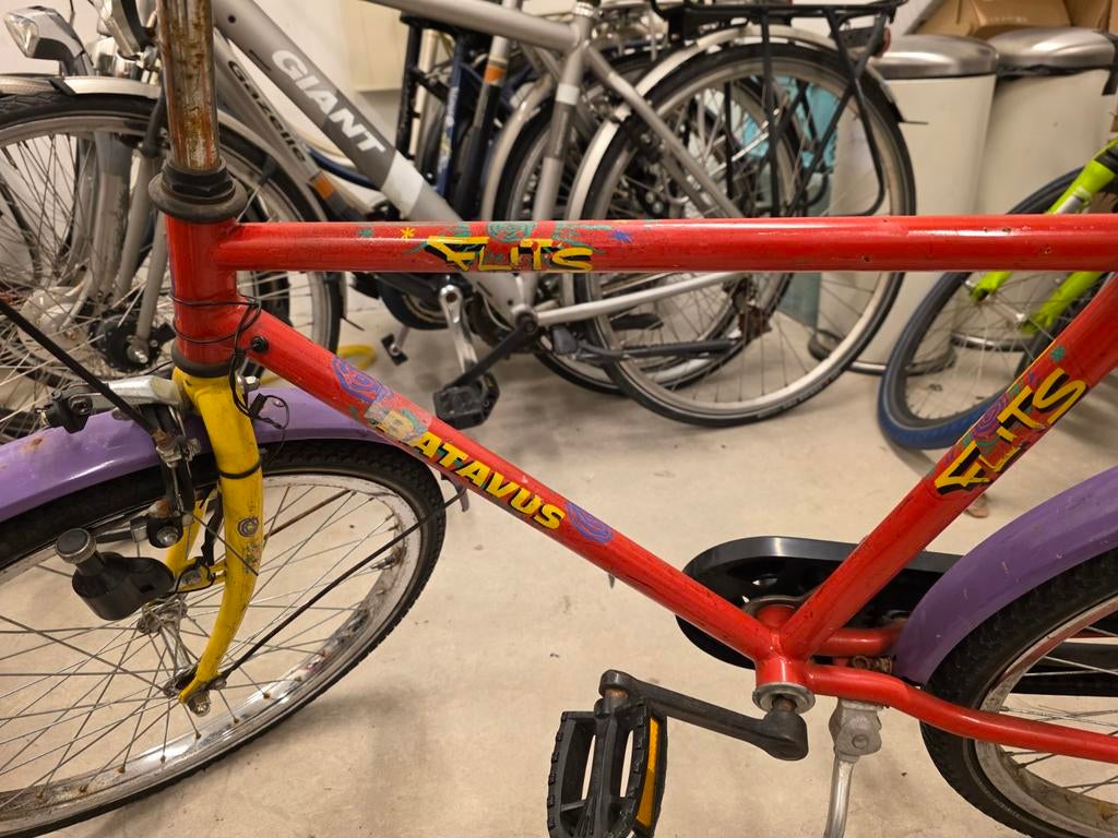 Batavus kinderfiets - 24 inch - Gebruikt, Terugtraprem, Batavus, Ophalen of Verzenden, Handrem