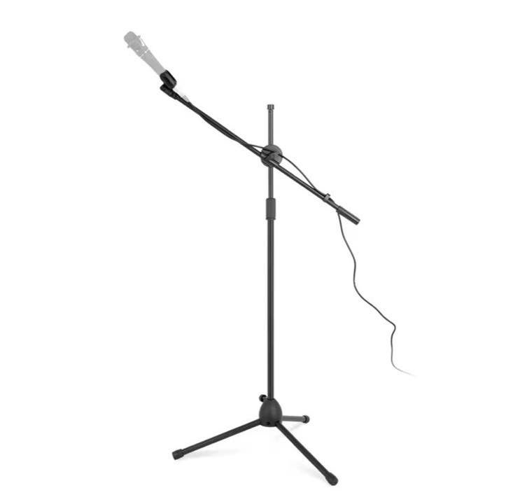 Verstelbaar Microfoonstatief met Boomarm - Zwart, Muziek en Instrumenten, Overige typen, Nieuw, Ophalen of Verzenden, RP