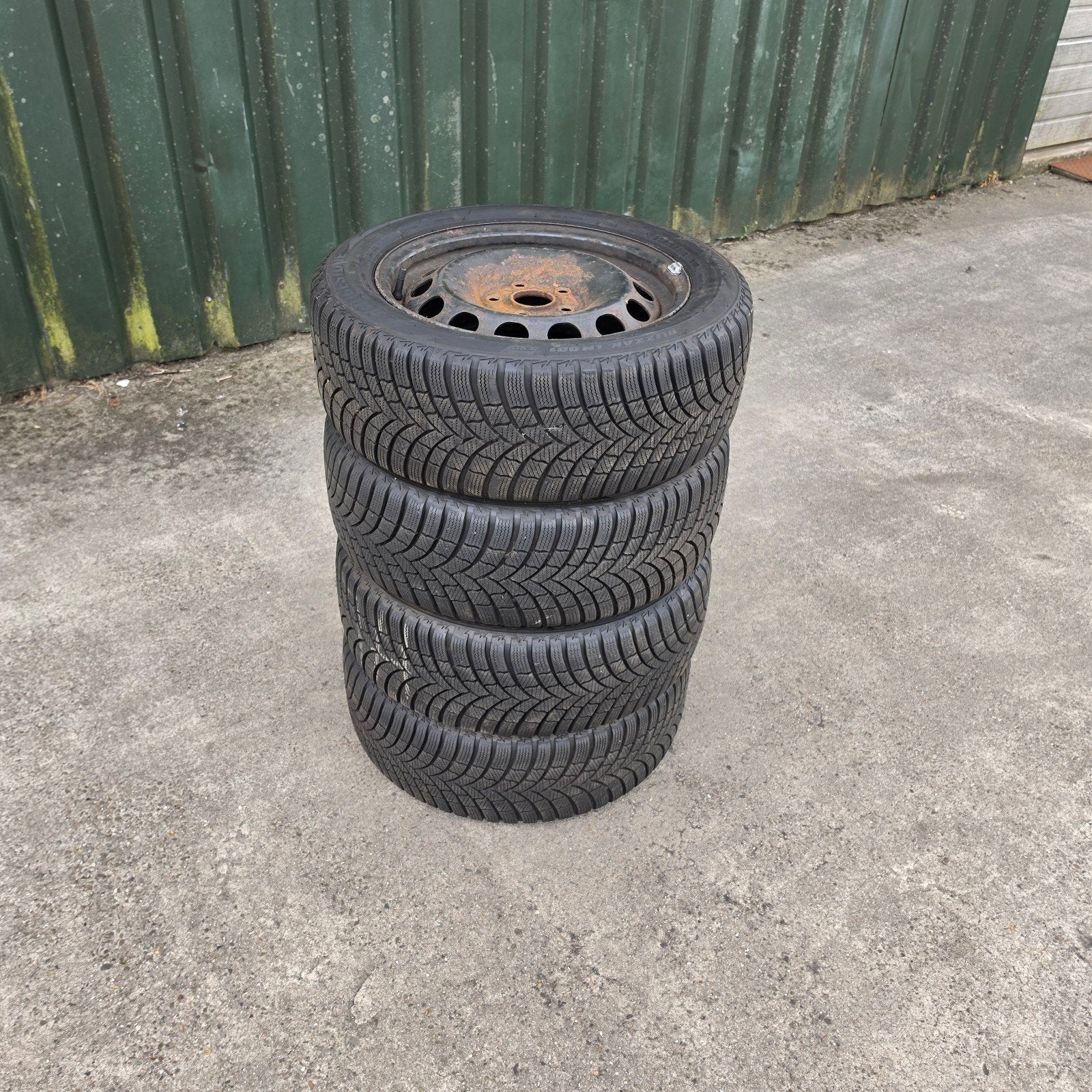 VAG 205/55R16 velgen met band 5x112, Auto-onderdelen, Ophalen, Gebruikt, 16 inch, Banden en Velgen