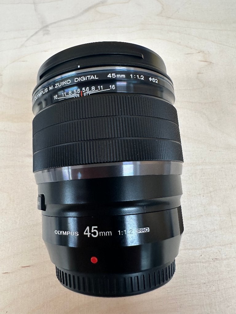 Olympus Objectief Zuiko Digital 45 mm f1,2, 45 mm, Autofocus, Micro Four Thirds, Nieuw