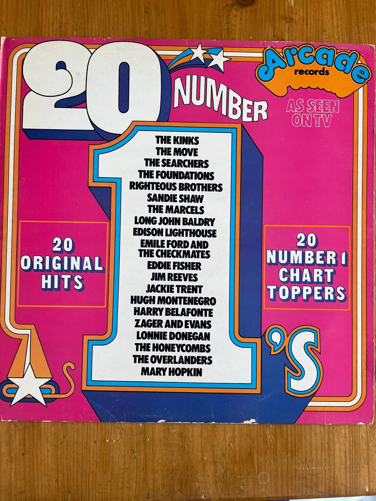 20 Number 1's - Verzamel LP met diverse artiesten, LP, Gebruikt, Pop, Ophalen of Verzenden