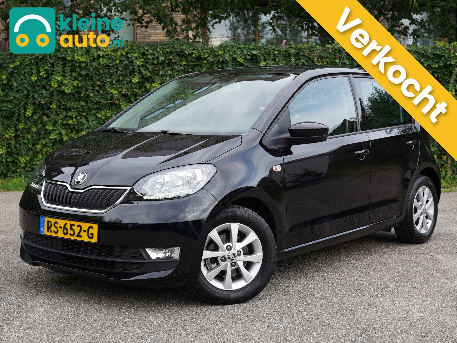 Skoda Citigo 1.0 Ambition | AUTOMAAT | Airco | Parkeersensor, Stof, Gebruikt, 840 kg, 60 pk