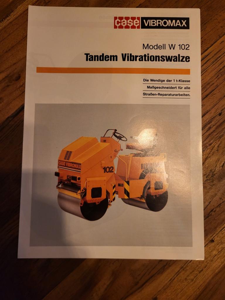 Case W 102 VIBROMAX Tandem Vibrationswalze, Ophalen of Verzenden, Zo goed als nieuw