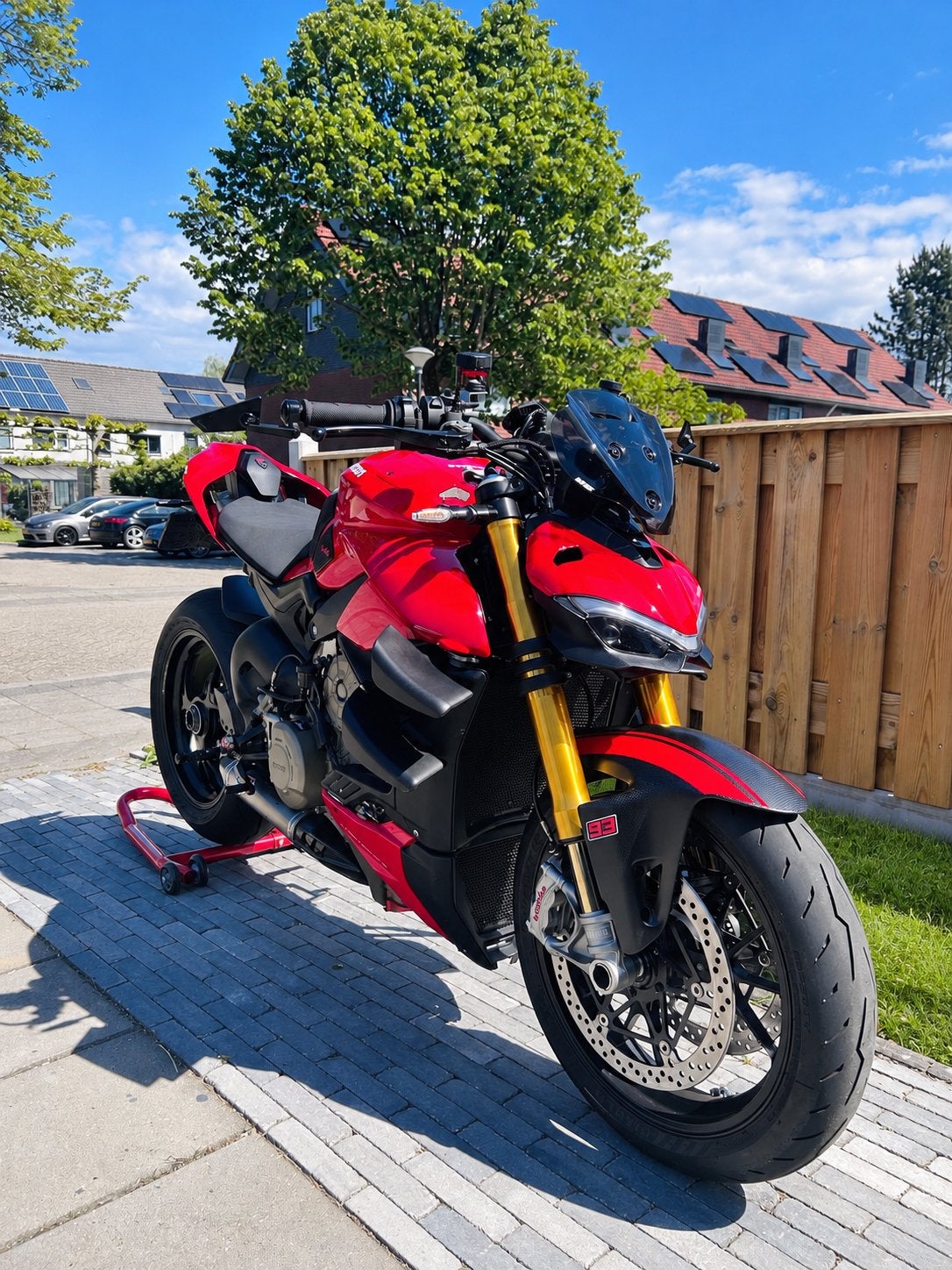 Ducati Streetfighter V4S Termignoni Titanium 220 pk, Motoren, Occasion, 4 cilinders, Motorrijbewijs A, Particulier