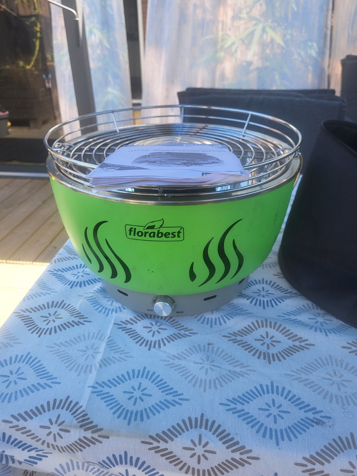 Florabest Ventilated Houtskool Barbecue FLG 34 C1, Tuin en Terras, Ophalen, Gebruikt, Florabest