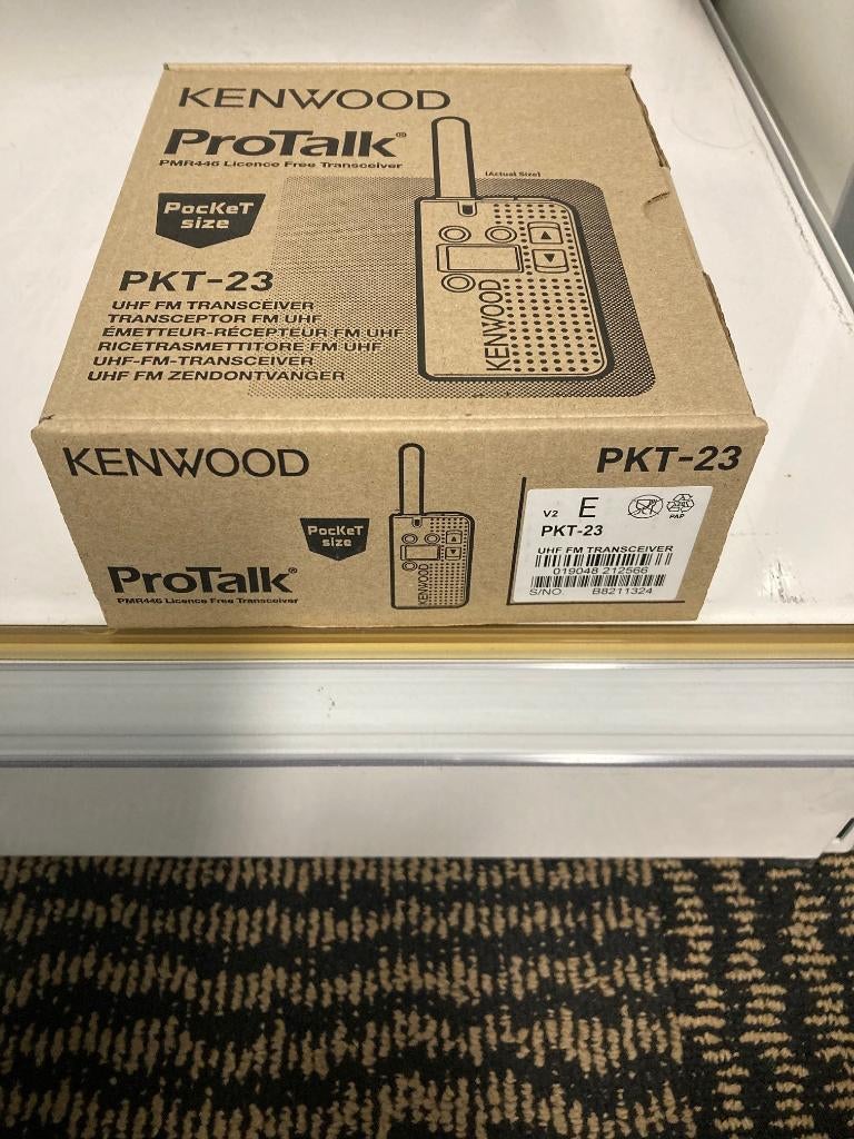 Kenwood PKT-23 Portofoon, Ophalen of Verzenden, Nieuw, 2 to 5 km, Portofoon of Walkie-talkie
