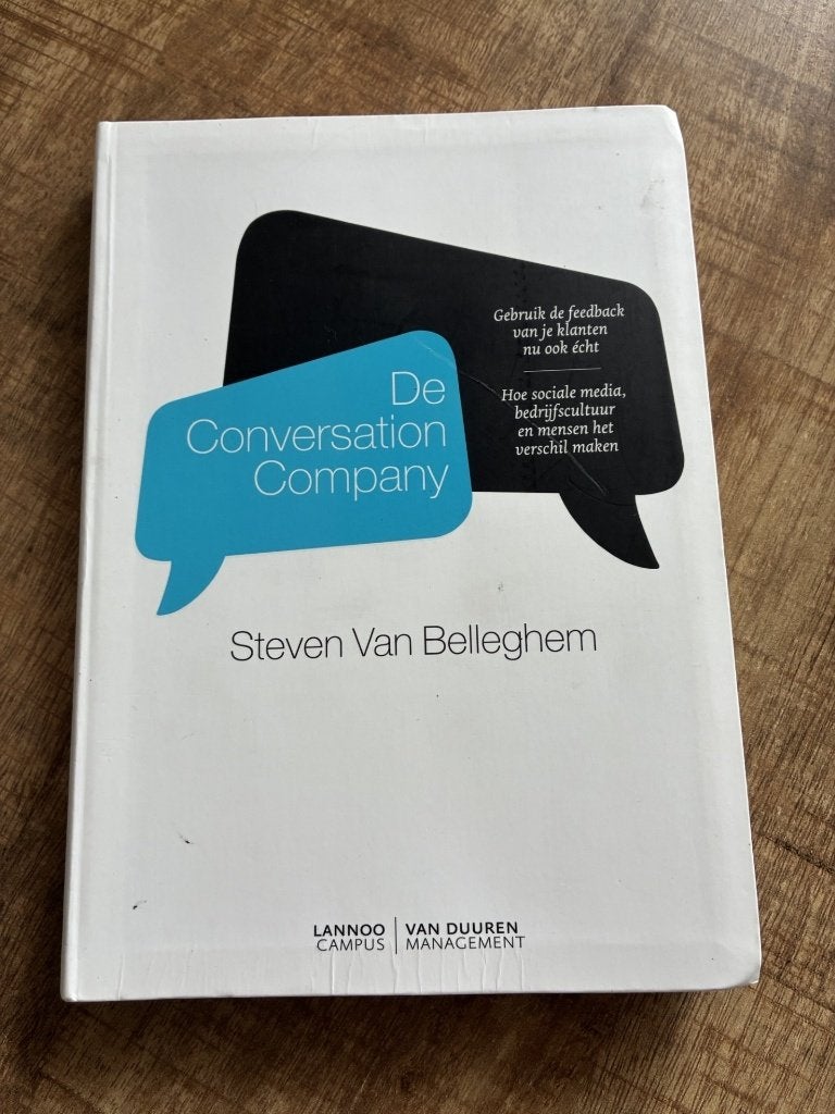De Conversation Company - Steven Van Belleghem, Ophalen of Verzenden, Gelezen, Economie en Marketing