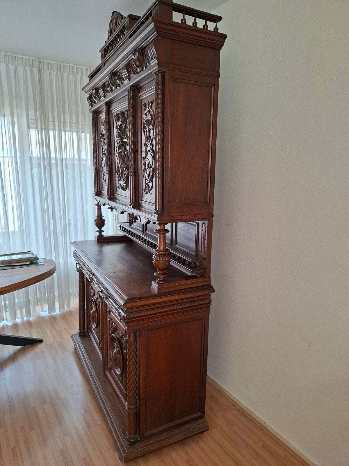 mooie houten antiek kast, Ophalen of Verzenden