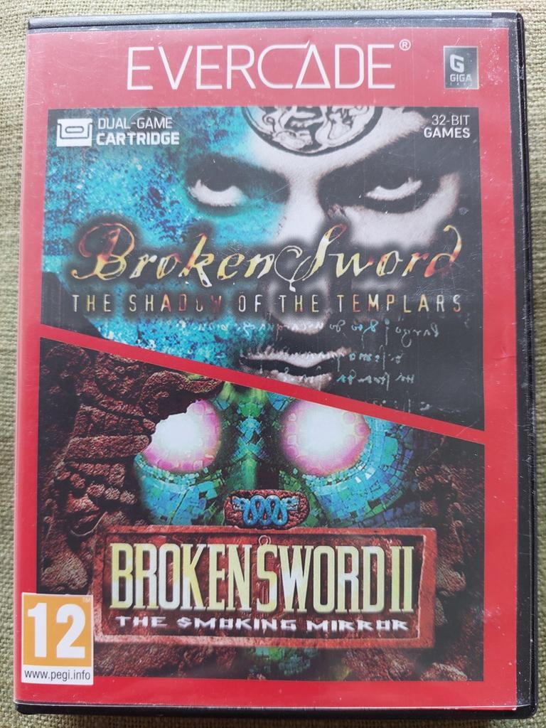 Evercade Broken Sword 1 & 2 Collection - Adventure Game, Spelcomputers en Games, Avontuur en Actie, 1 speler, Ophalen of Verzenden