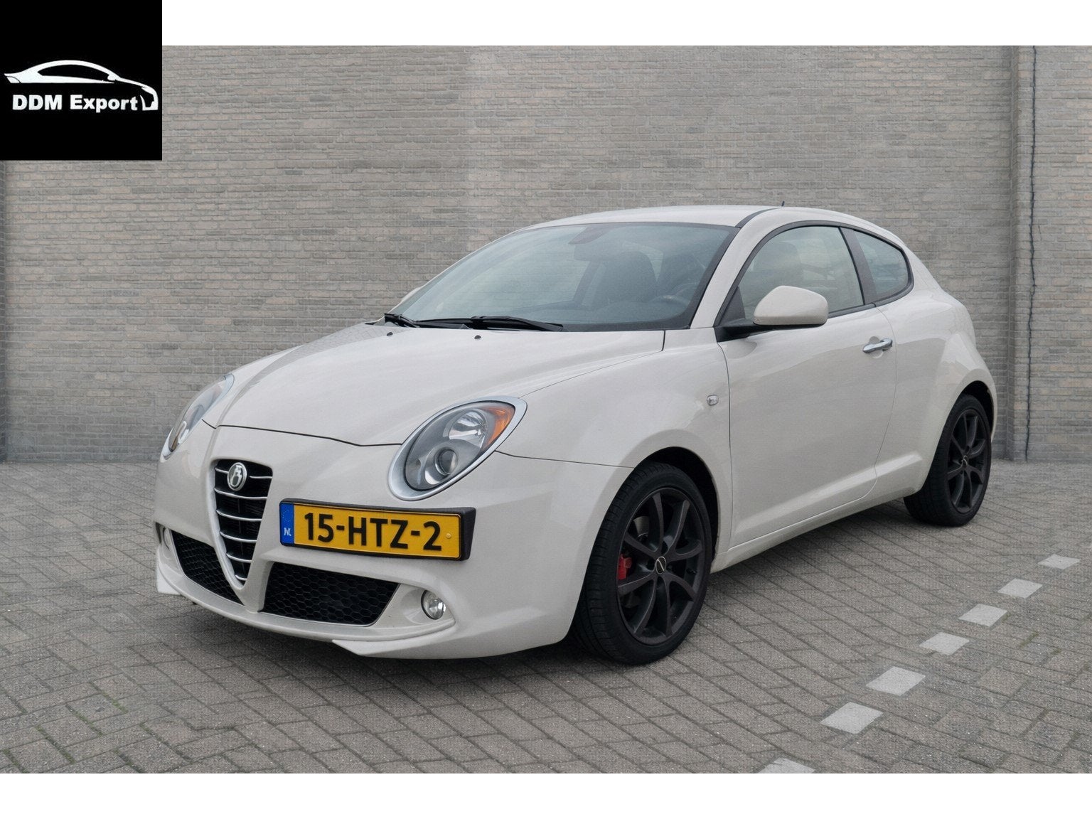 Alfa Romeo MiTo 1.6 JTDm Sport | Navi | Clima | Leer |, Auto's, Gebruikt, 400 kg, Wit, Bedrijf
