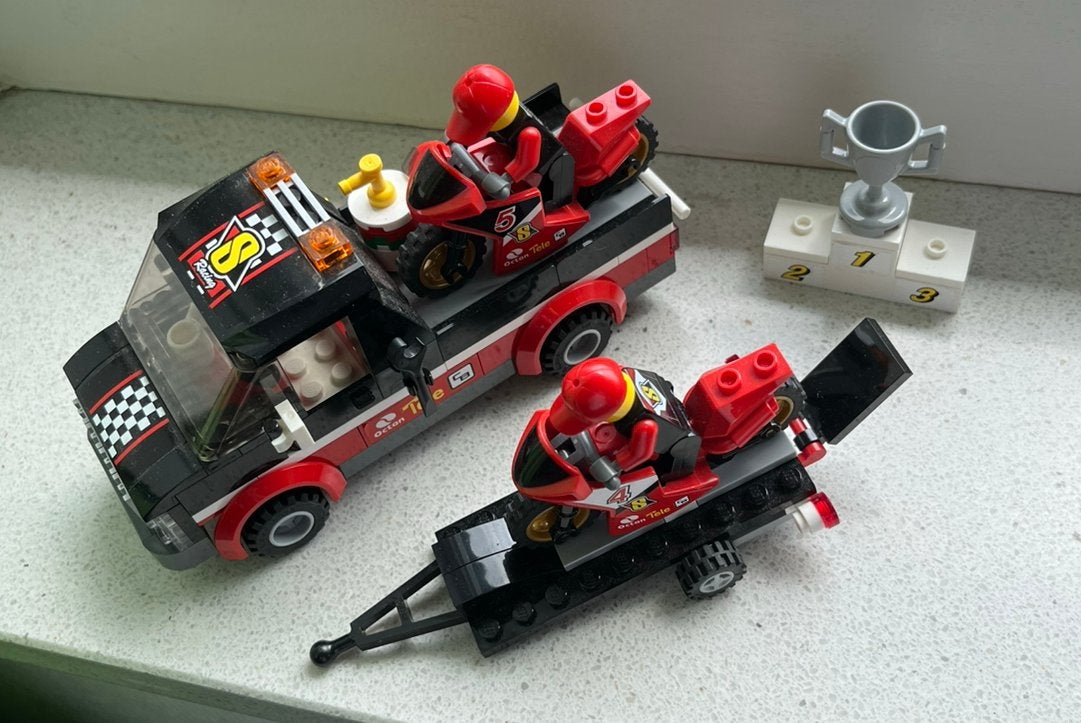 7 lego sets race voertuigen, Kinderen en Baby's, Speelgoed | Duplo en Lego, City, Lego, Ophalen of Verzenden, Zo goed als nieuw