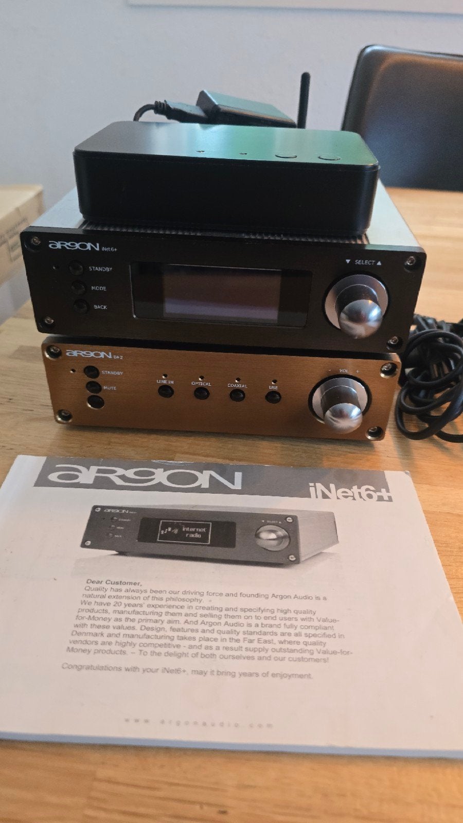 Aragon Audio Set: DAC1, iNET6+, DA2 met afstandsbediening, Ophalen of Verzenden