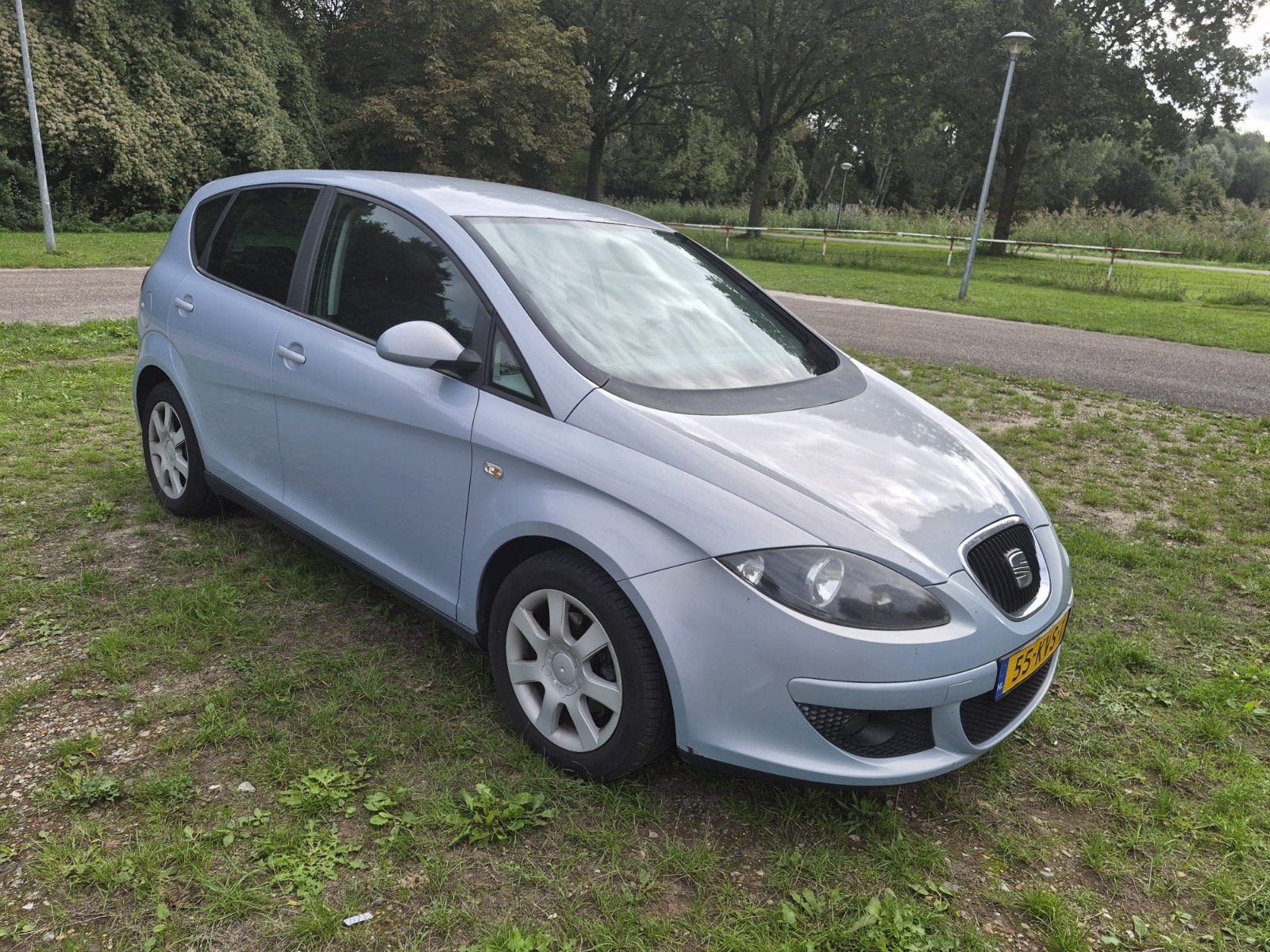 Seat Altea 1.6 75KW 2004 Blauw, Auto's, 1295 kg, 4 cilinders, Blauw, 1200 kg