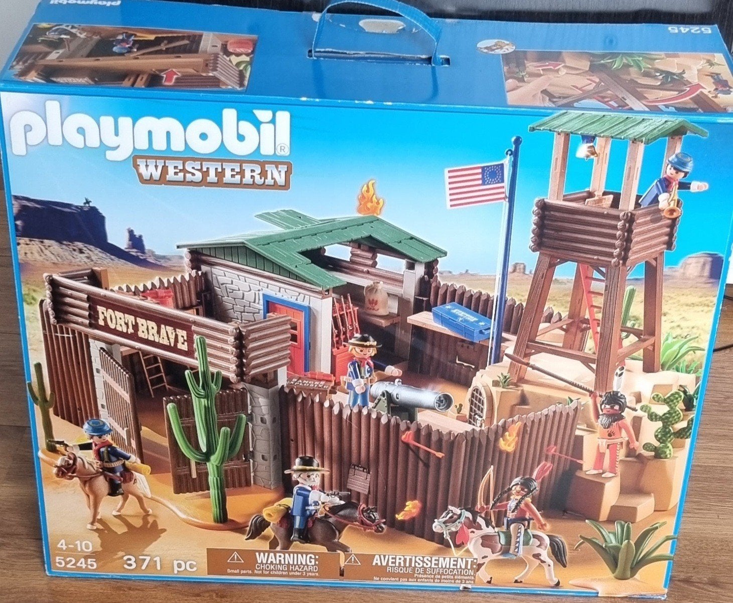 Playmobil Fort Brave set met doos en handleiding, Ophalen of Verzenden