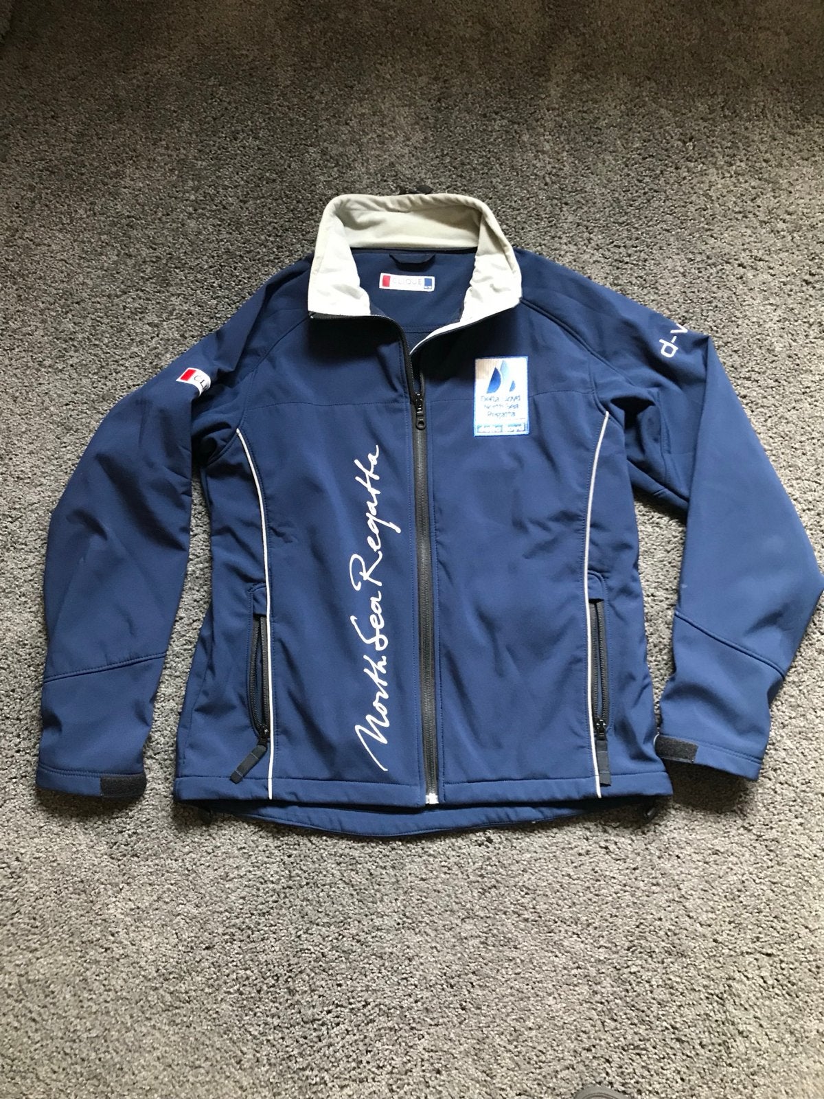 Regatta marine softshell jas maat M als nieuw, Ophalen of Verzenden, Zo goed als nieuw, Maat 38/40 (M), Blauw