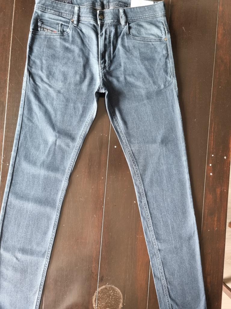 ZGAN DIESEL THOMMER SLIM SKINNY STRETCH JEANS SIZE 34/34, Kleding | Heren, Spijkerbroeken en Jeans, Diesel, Blauw, Ophalen of Verzenden