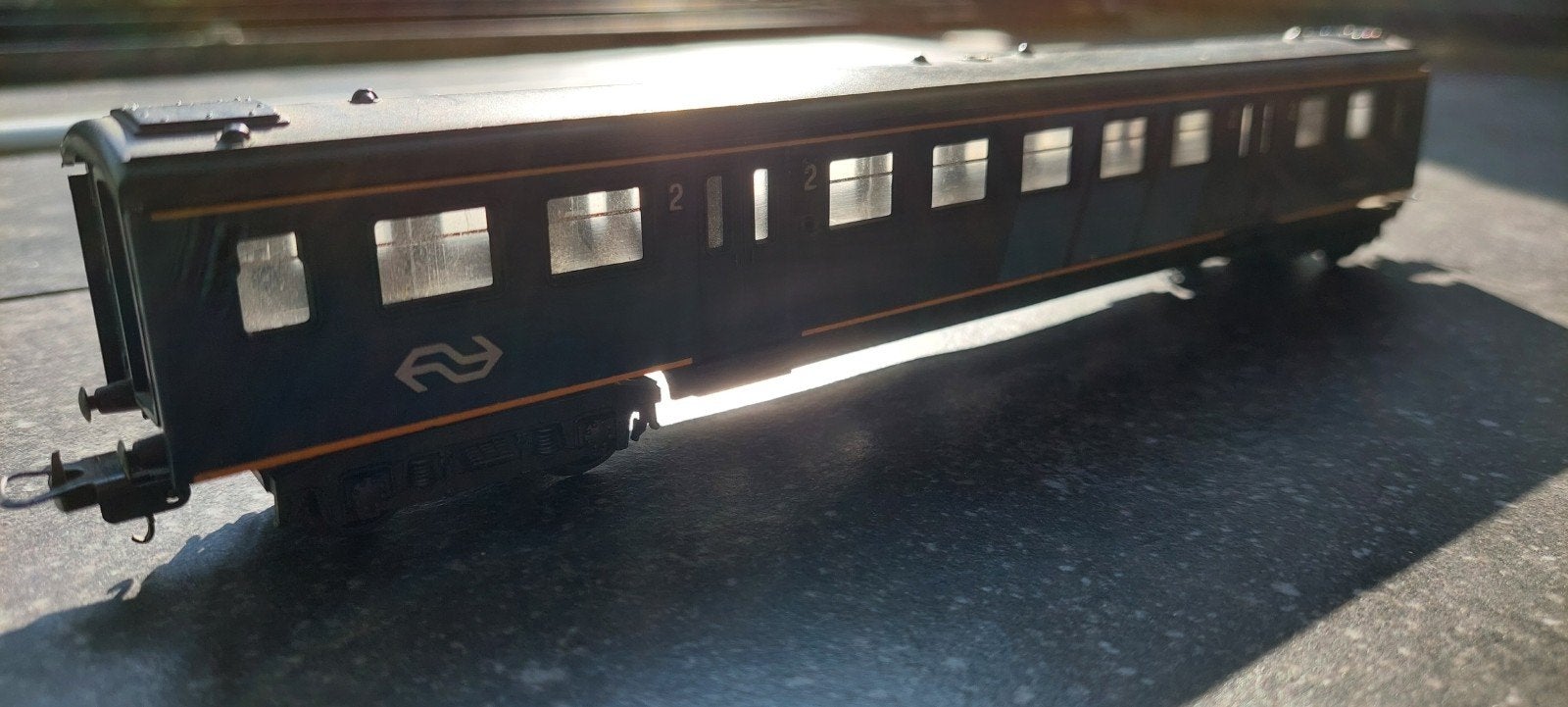 NS trein Lima 2e klas, Hobby en Vrije tijd, Modeltreinen | H0, Gelijkstroom, Wagon, Ophalen of Verzenden, Lima