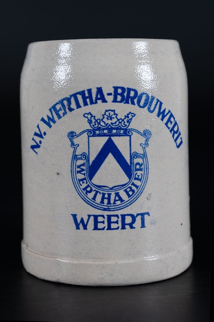 Bier pul 0,5 ltr Wertha Bier Weert, Ophalen of Verzenden, Gebruikt, Pul(len), Overige merken