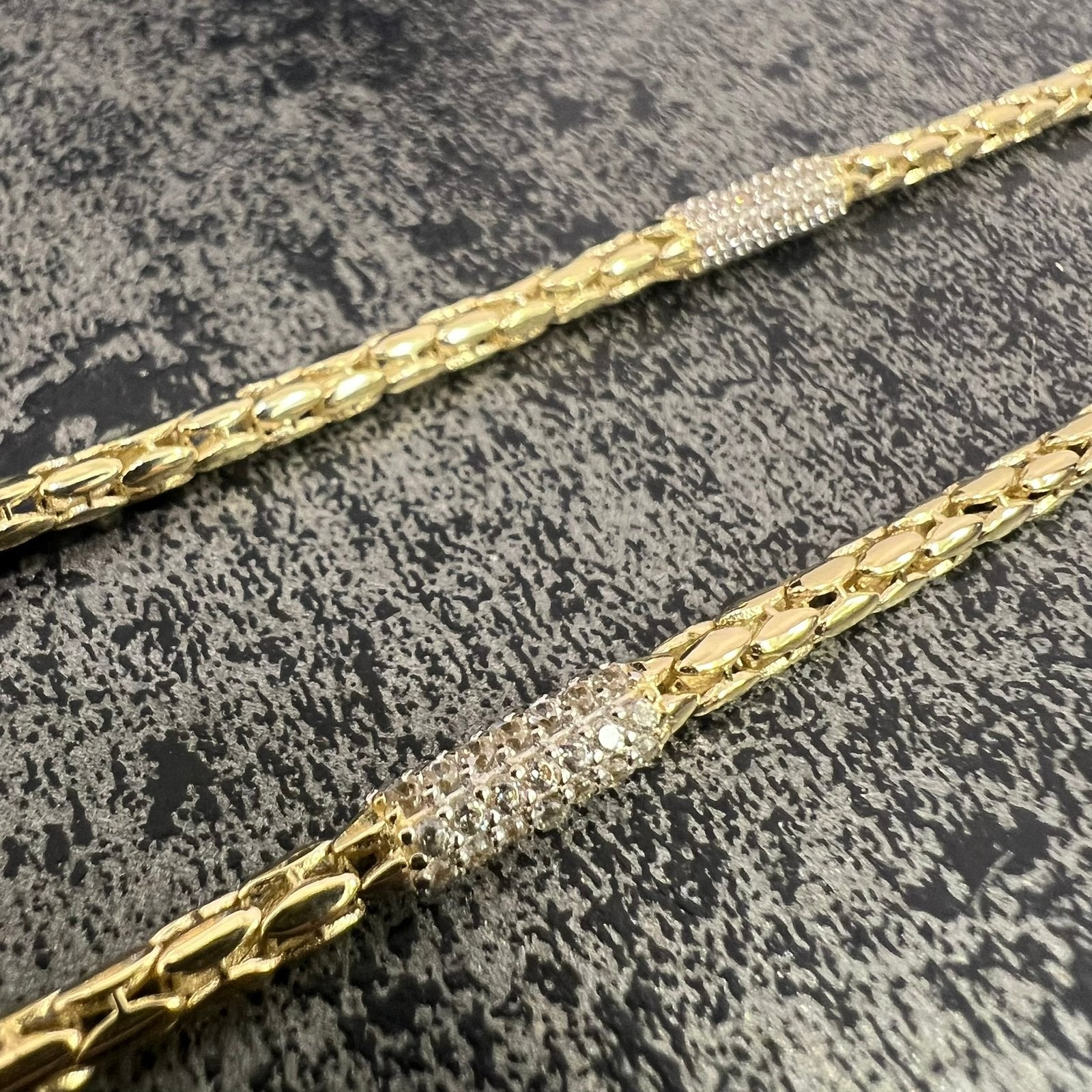 14 karaat gouden ketting prachtig schakel, Ophalen of Verzenden, Nieuw, Goud