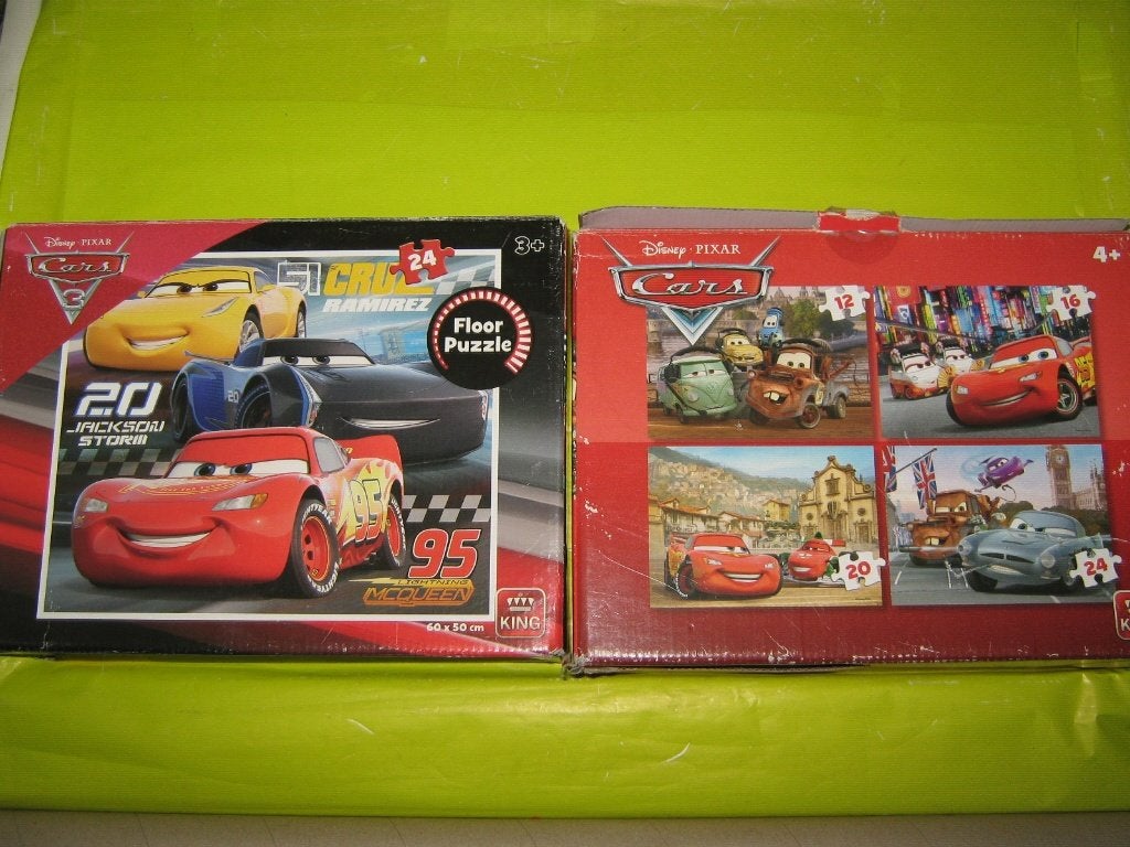 PUZZELS CARS €0,25 PER STUK!, Ophalen, 10 tot 50 stukjes, Gebruikt