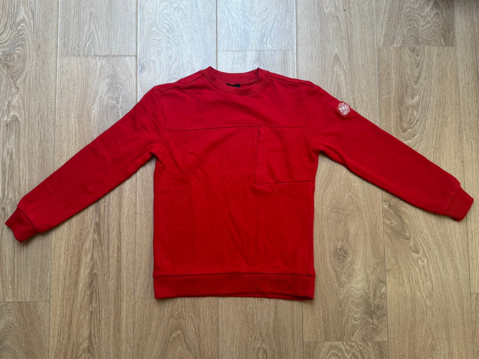 Shoeby trui rood maat 134/140, Ophalen of Verzenden, Gebruikt, Jongen, Trui of Vest