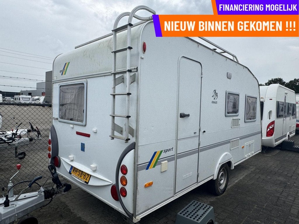 Knaus SPORT W04420, DWARSBED, TREINZIT, VOORTENT, Serviceluik, Bedrijf, 750 - 1000 kg, 6 tot 7 meter