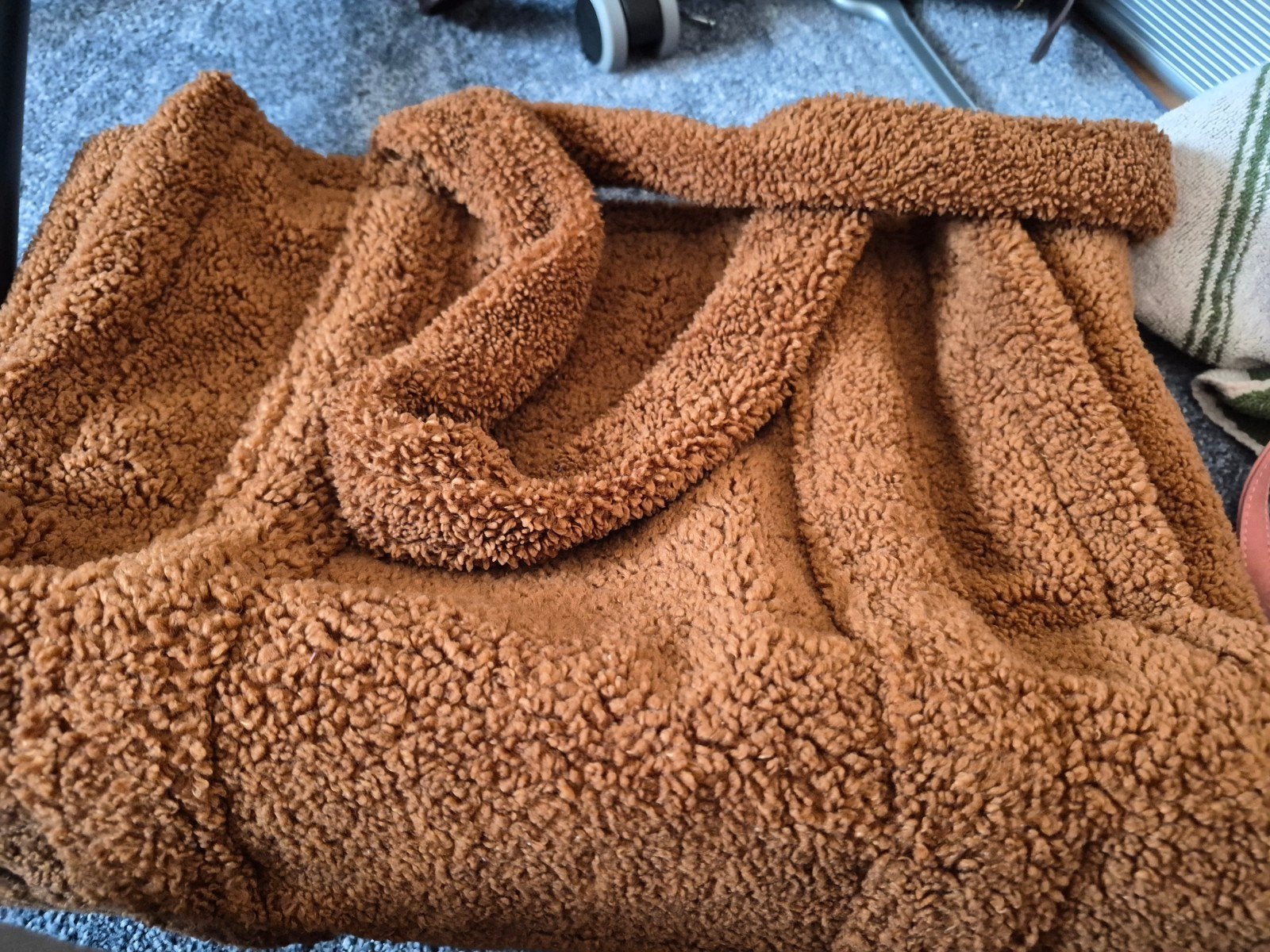 Bruine teddy shopper tas, Ophalen of Verzenden, Gebruikt, Bruin, Shopper