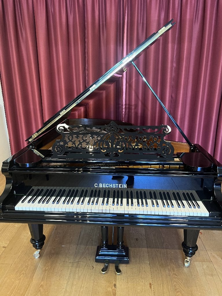 C. Bechstein Vleugel - Hoogglans Zwart, Muziek en Instrumenten, Piano's, Zwart, Ophalen of Verzenden, Zo goed als nieuw, Hoogglans