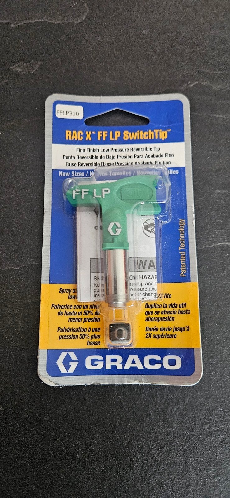 Graco RAC X FF LP SwitchTip FFLP310 Verfspuitmond Nieuw, Ophalen of Verzenden, Nieuw, Verfspuit of Verfpomp