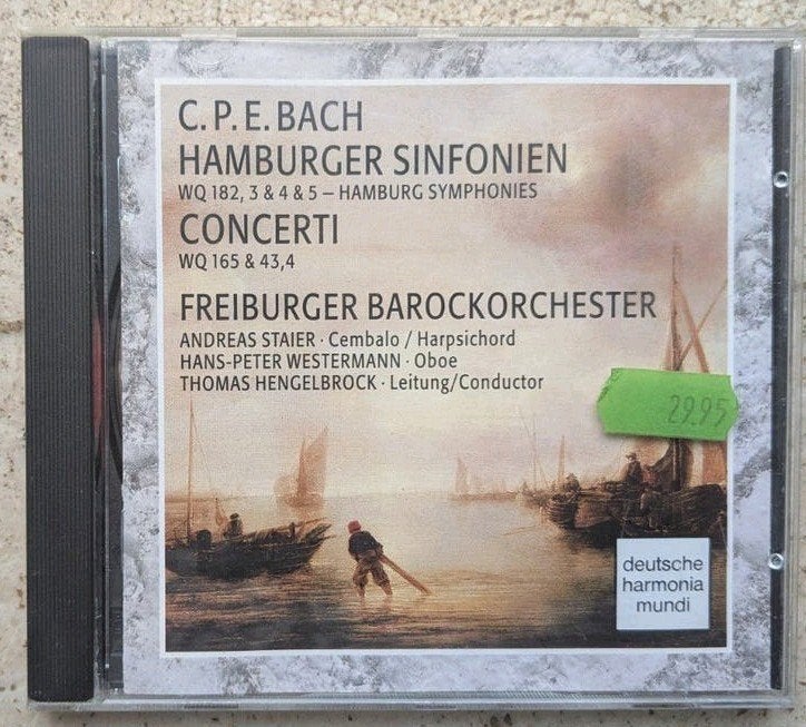 C.P.E. Bach - Hamburger Sinfonien & Concerti, Gebruikt, Ophalen of Verzenden, Inclusief boekje, Classicisme