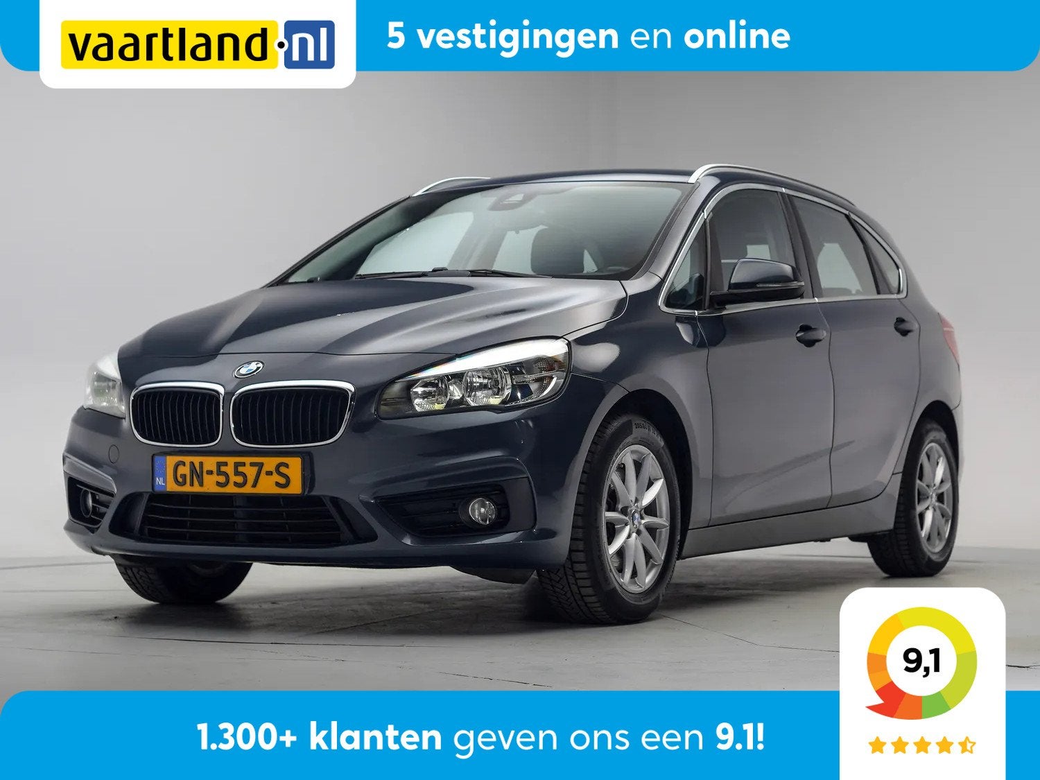 BMW 2 Serie Active Tourer 218i Essential Aut. [ Navi Climate, Auto's, Automaat, 136 pk, Gebruikt, Origineel Nederlands