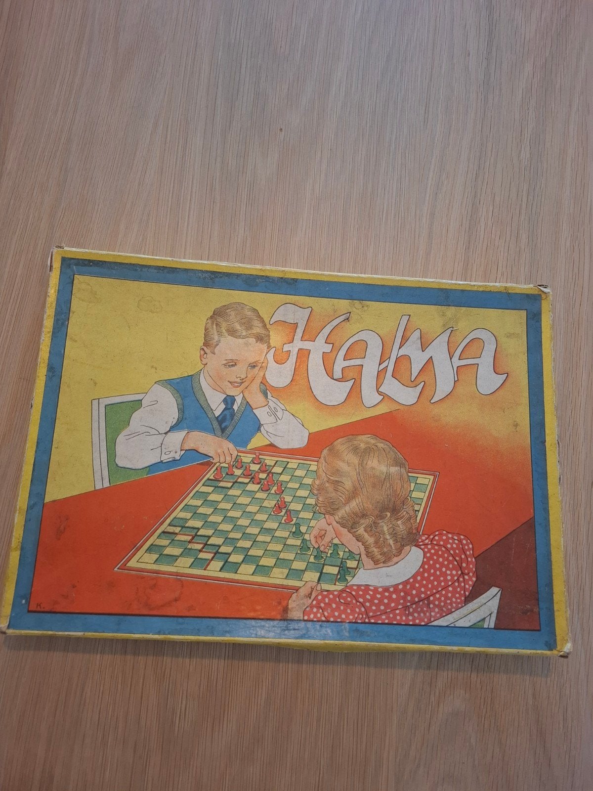 Halma bordspel., Ophalen of Verzenden