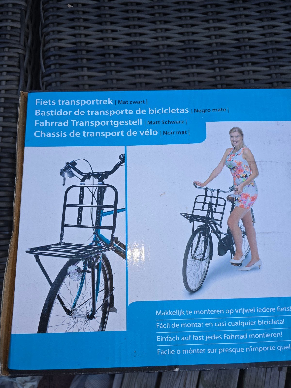 Nieuwe fiets voordrager - Mat zwart transportrek, Ophalen, Nieuw
