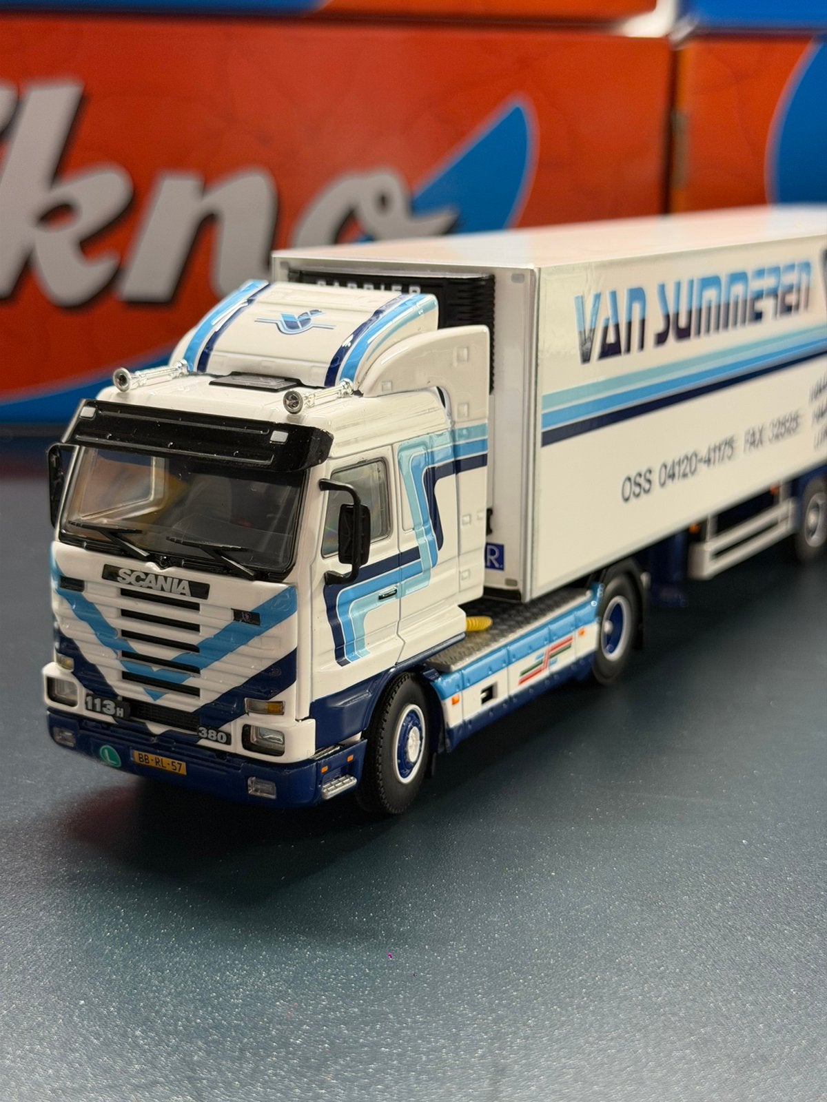 WSI Scania 113H 380 Van Summeren, Ophalen of Verzenden, Zo goed als nieuw, Bus of Vrachtwagen, Wsi