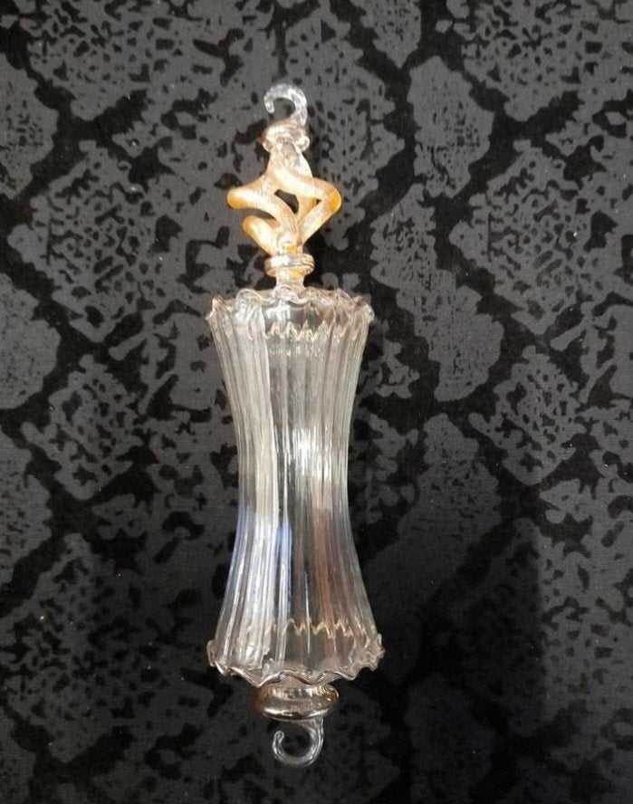 Antieke glazen kerst hanger, Ophalen of Verzenden