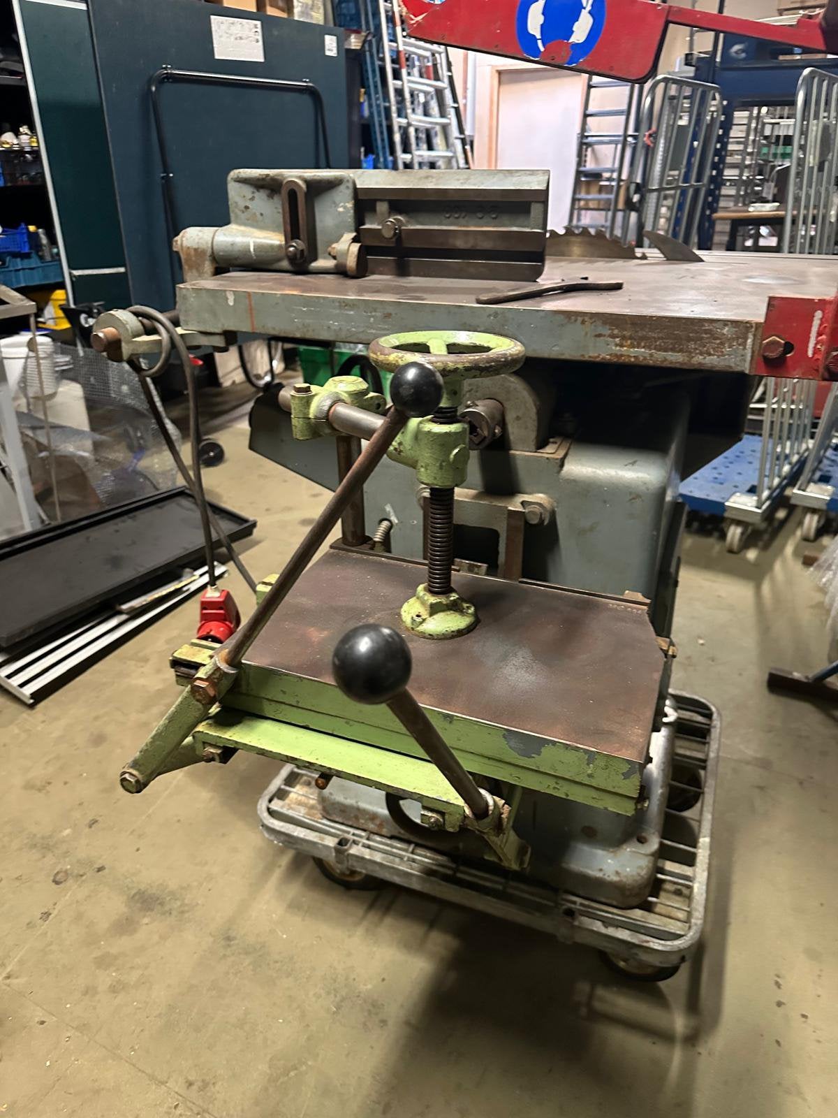 Zaagmachine met frees, Ophalen, Gebruikt