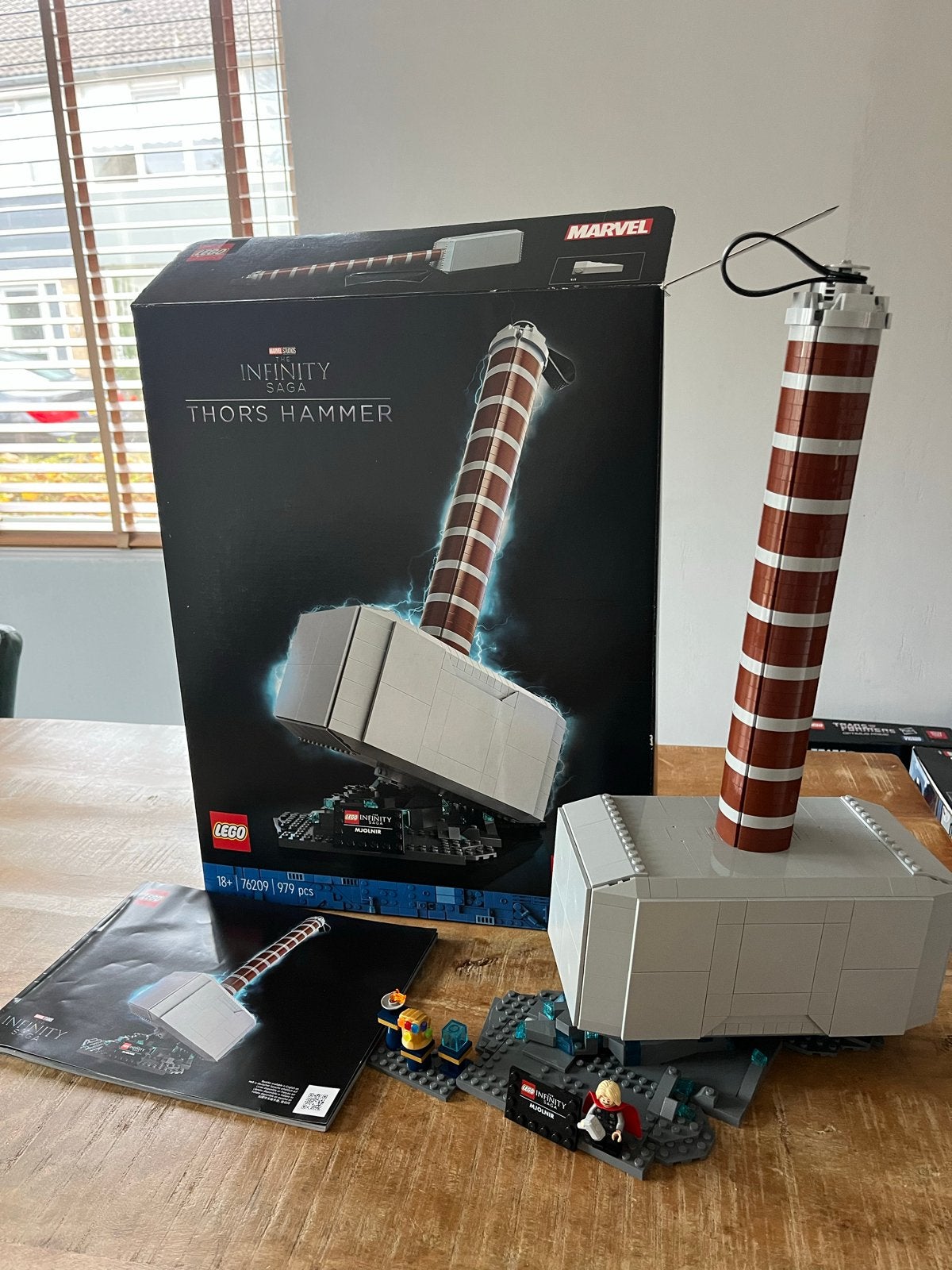 LEGO Marvel Thor's Hamer Mjolnir (76209) - Zo goed als nieuw, Ophalen of Verzenden, Zo goed als nieuw, Lego