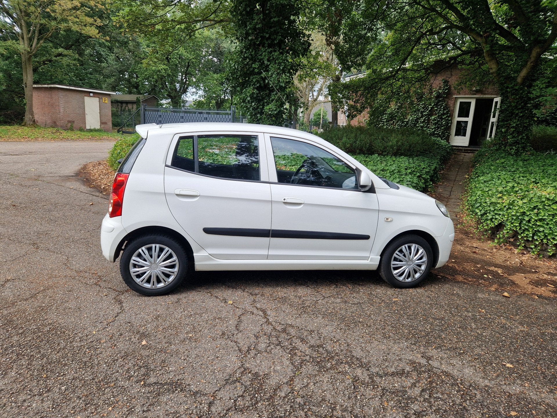 Kia Picanto 1.0, airco, apk 8-2027, 118900km, zie omschr., Auto's, 4 cilinders, 400 kg, Wit, Origineel Nederlands