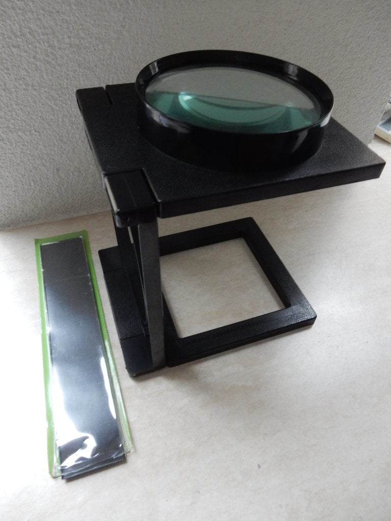Vergrootglas, inklapbaar., Ophalen of Verzenden, Gebruikt, Vergrootglas of Loep