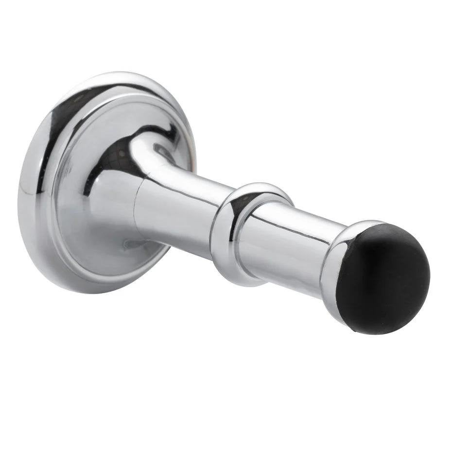 Deurstopper glanzend nikkel – nieuw - De oude deurklink, Ophalen of Verzenden, Zo goed als nieuw, Klink of Kruk