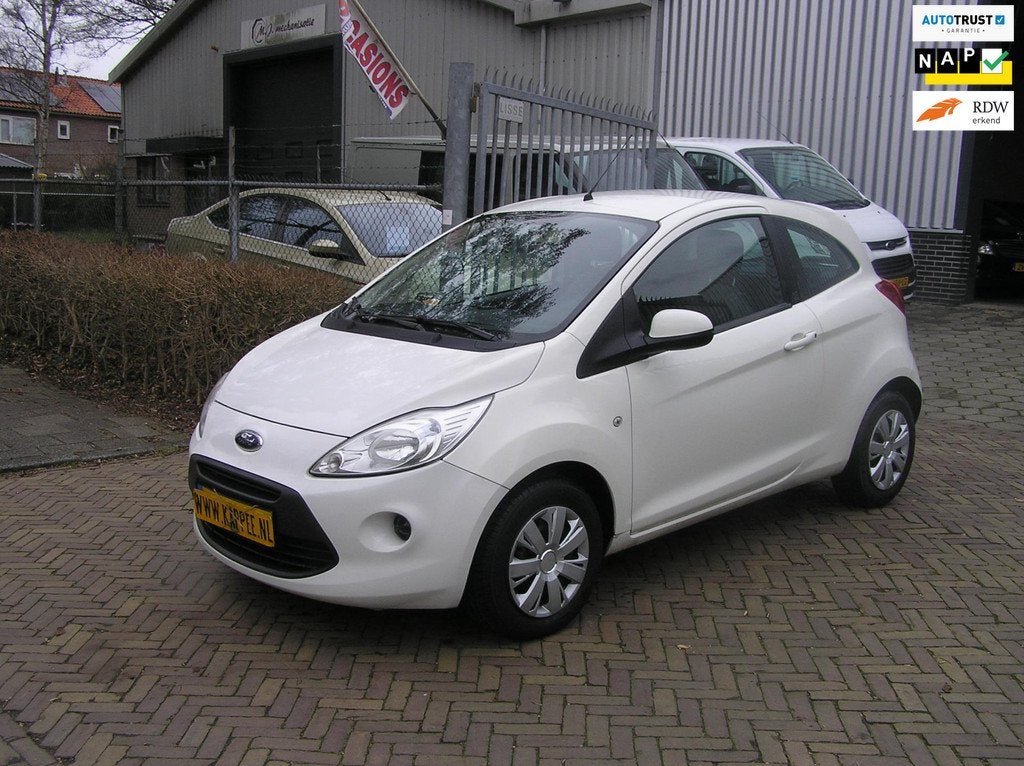 Ford Ka 1.2 Cool & Sound start/stop 110 d km nap 1e eigenaar, Voorwielaandrijving, Euro 5, Stof, Gebruikt