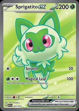 SPRIGATITO EX 251/217 - ASCENDED HEROES, Ophalen of Verzenden, Nieuw, Losse kaart, Foil