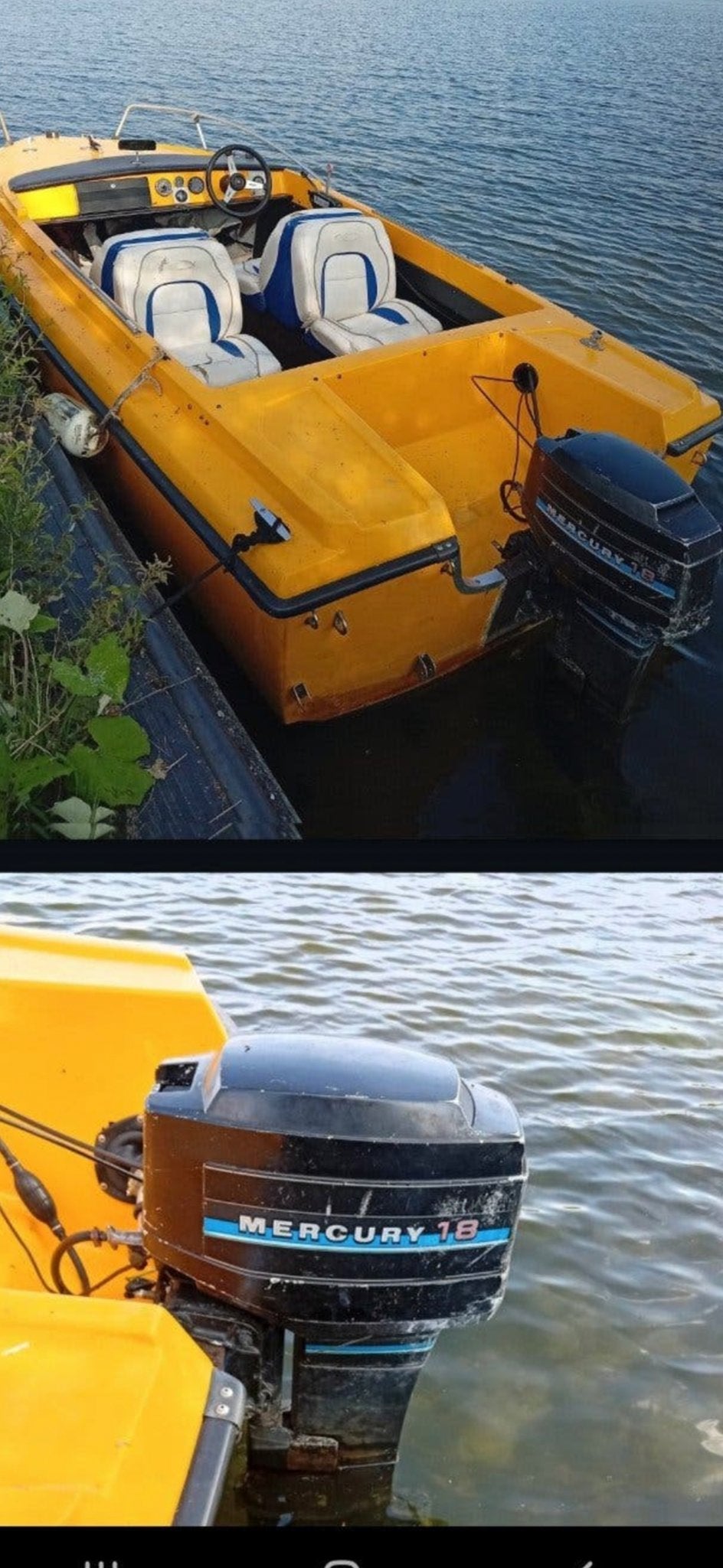 Mercury 18 pk 2-takt buitenboordmotor koelt goed start in 1x, Watersport en Boten, Ophalen of Verzenden, Gebruikt, Motor en Techniek