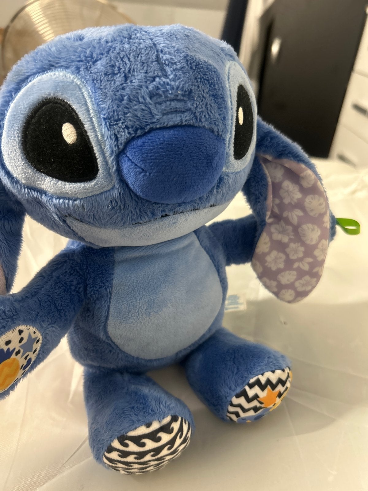 Clementoni Baby Disney Stitch Knuffel met Muziek, Ophalen, Overige merken, Overige typen, Blauw