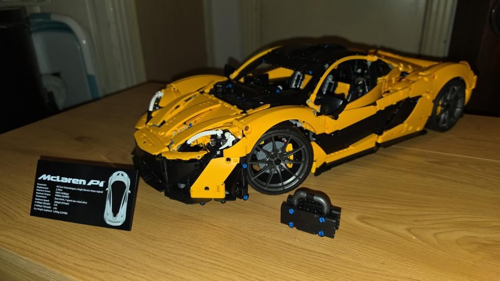 LEGO MCLAREN P1 #42172 + doos, boeken en reserven., Ophalen, Overige schalen, Auto onroad