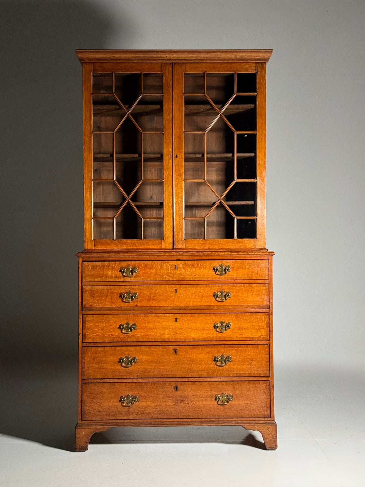 Engelse Bureau Bookcase ca. 1800, Ophalen of Verzenden, Zo goed als nieuw