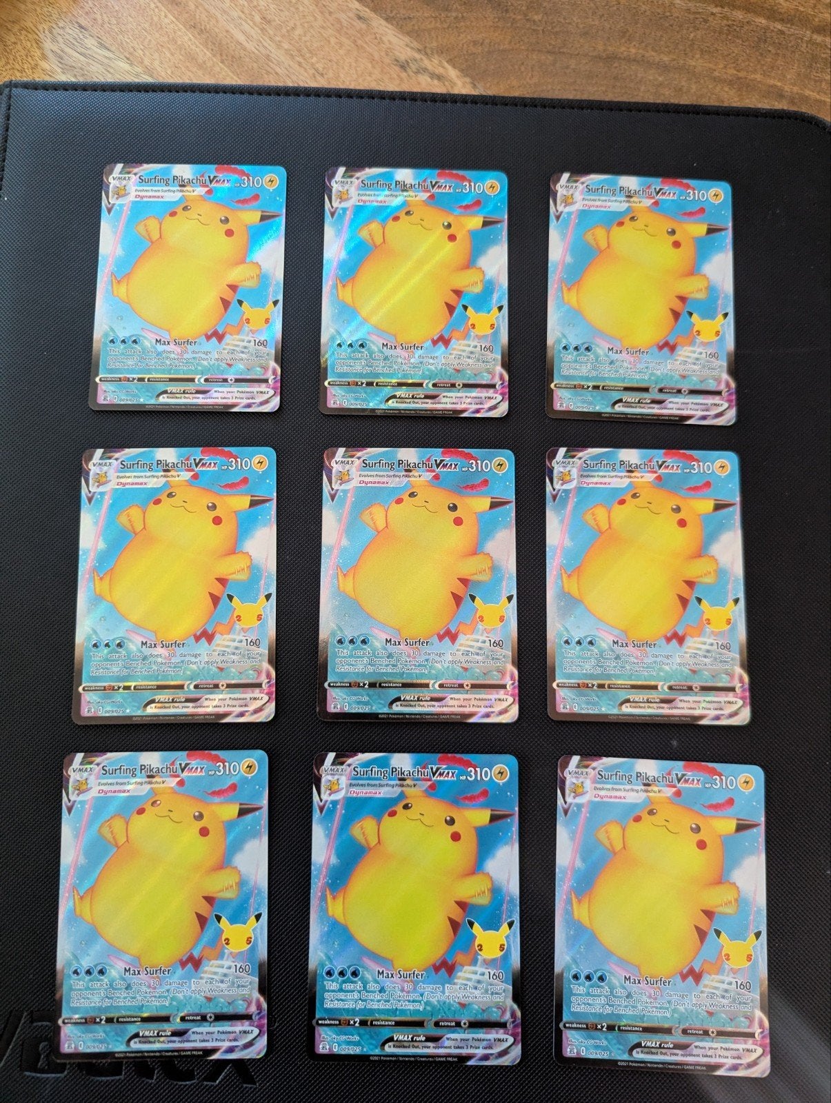 9X Surfing Pikachu VMAX #9 Celebrations fresh uit pack, Ophalen, Nieuw
