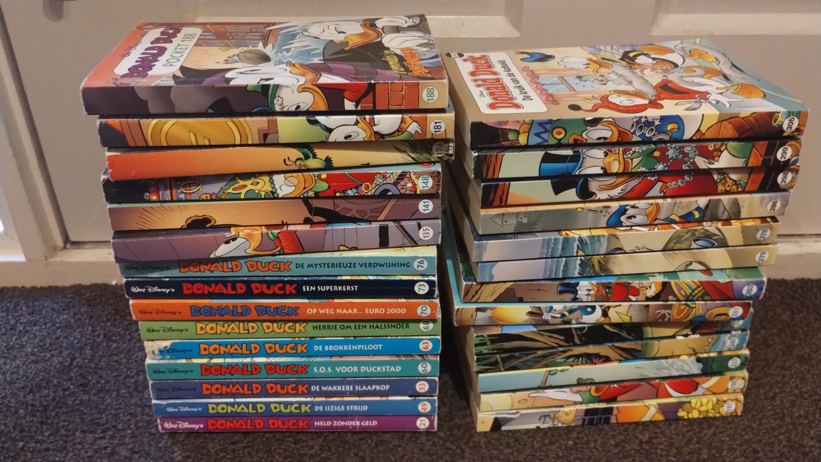 Donald Duck pockets verzameling, Meerdere stripboeken, Ophalen of Verzenden, Gelezen