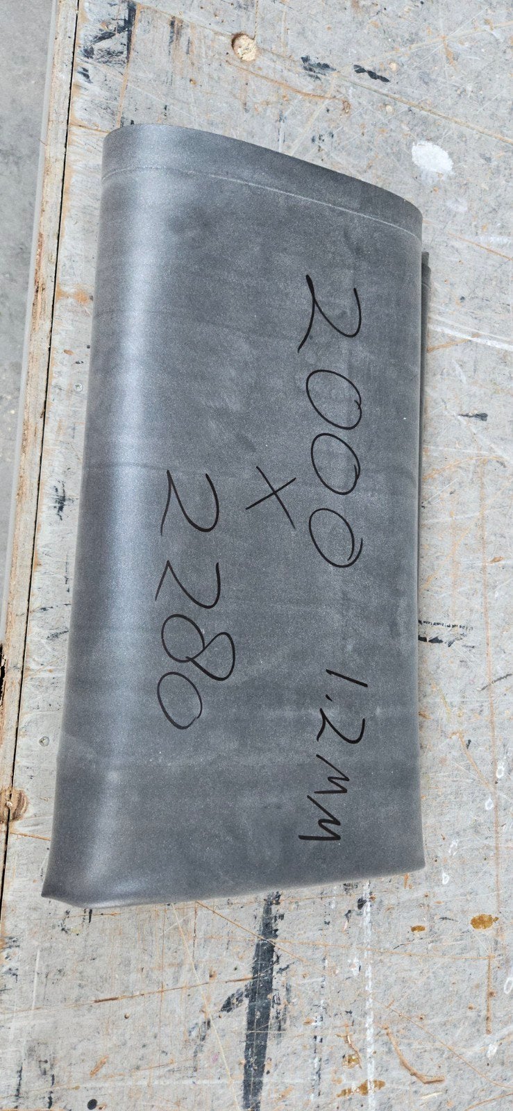 EPDM dakbedekking 2280x2000mm, 1.2mm dikte, Ophalen, Overige materialen, Zwart, Overige typen
